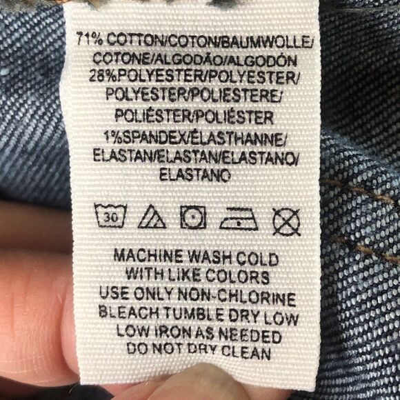 Free People Women’s Lily Mid Rise Cuffed Jean Shorts Tag Size W 26 - Picture 9 of 12